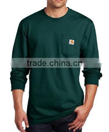 Bulk Polyester Dri Fit Long Sleeves Embroidery Tee Shirt