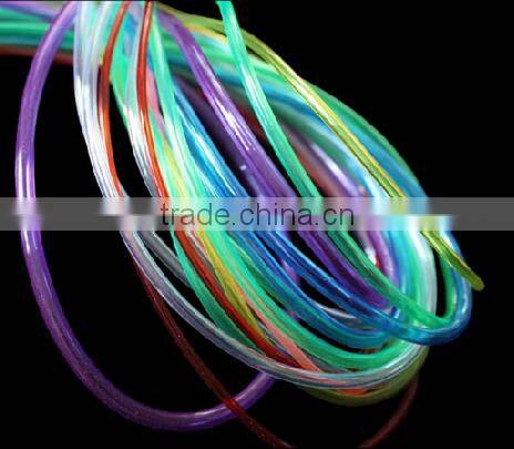 Top quality Multi-color Plastic Tube Smooth Nature Circular Bamboo Knitting Needles