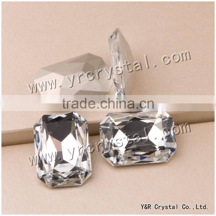 4627 Octagon Crystal 18*25mm Crystal Color Jewelry Stones