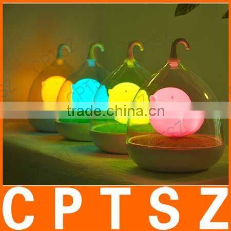 New products charge a birdcage lamp led night light cartoon creative sensor lights