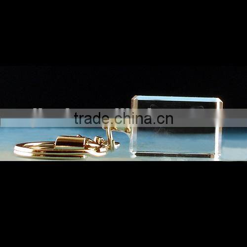 Fancy Cheap Colorful LED Crystal Keychain/Crystal Keyring/Crystal Keyholder