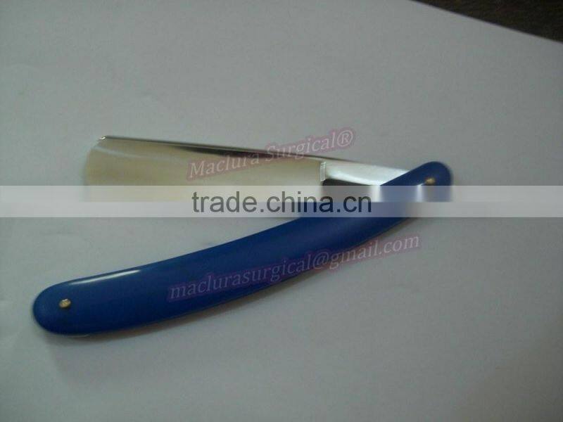 CUT THROAT SHAVINGE RAZOR PLASTIC HANDL