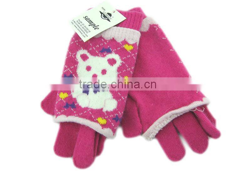 Factory Direct Selling Knitted Warm winter gloves for kids