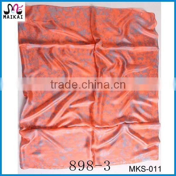 Factory price 2016 new design 100 silk head scarf