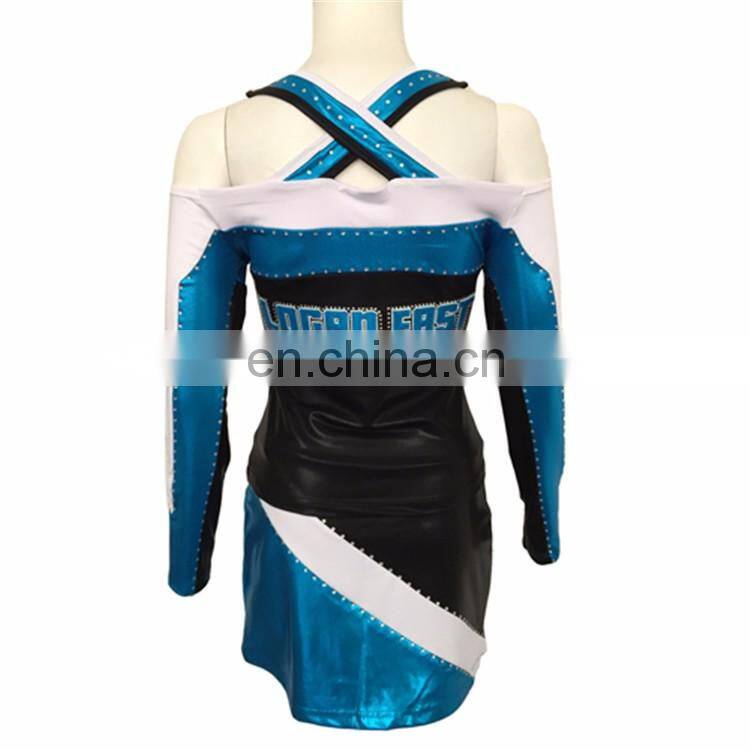 Girls Quick Dry Soft Custom Design Wholesale Cheerleader Uniform