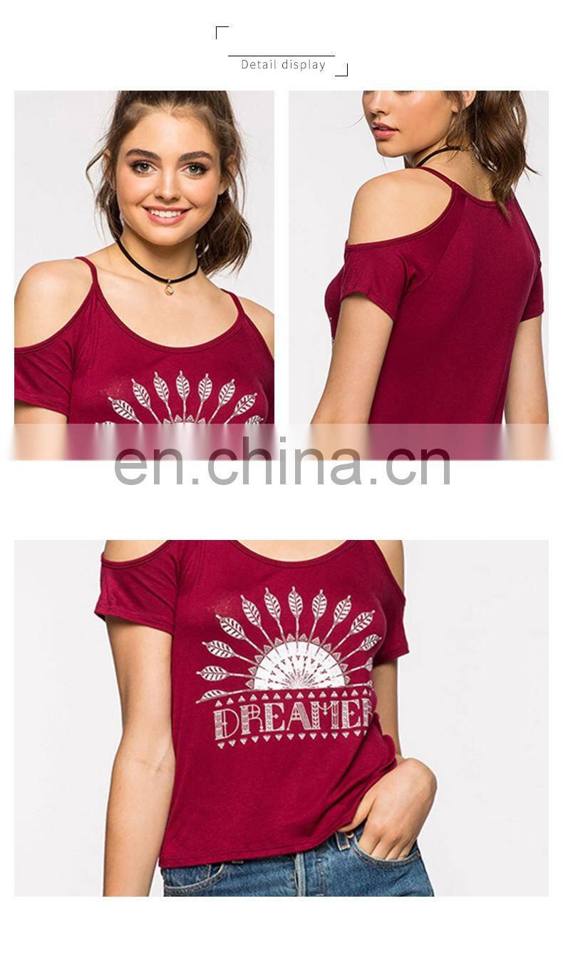 New Design round neck T-shirt Printing,Fashion T-shirt Women,T-shirt 100% Cotton