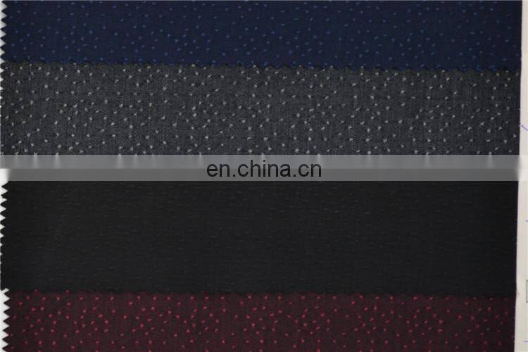 Fashion wool polyester blend suit fabric
