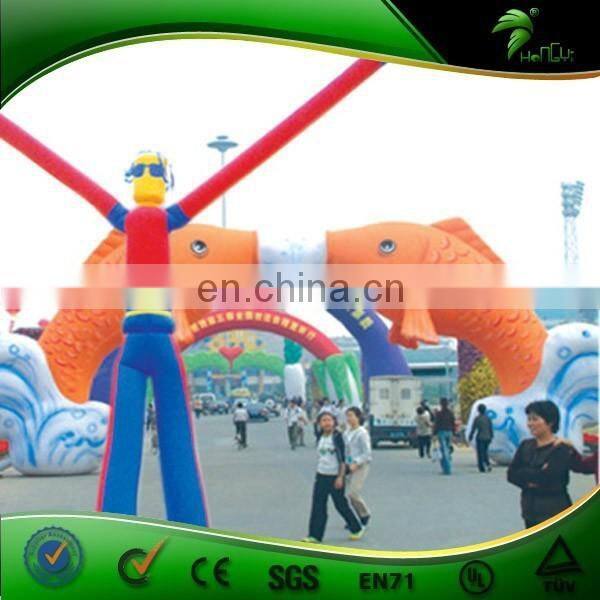 New Advertising Inflatable Air Dancer / Outdoor Custom Inflatable Air Dancer With Logo Printing