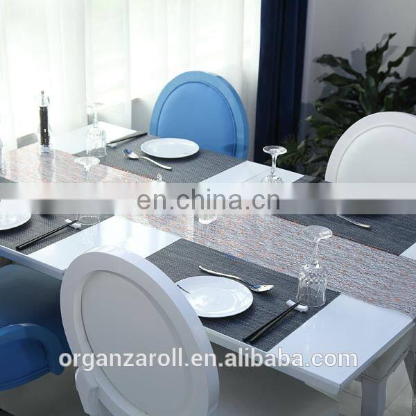 2016 New Design Embroidery Lace Table Runner For Dining Room