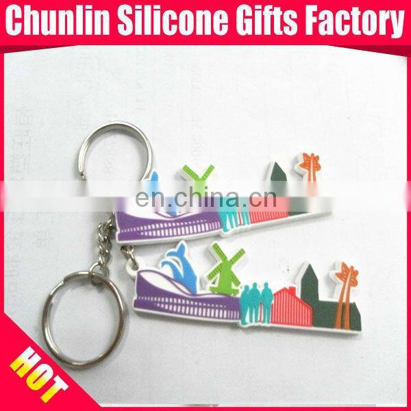 Customized Logo and Picture PVC Rubber Keyholder