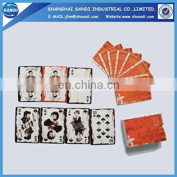 Promotional custom paper poker card