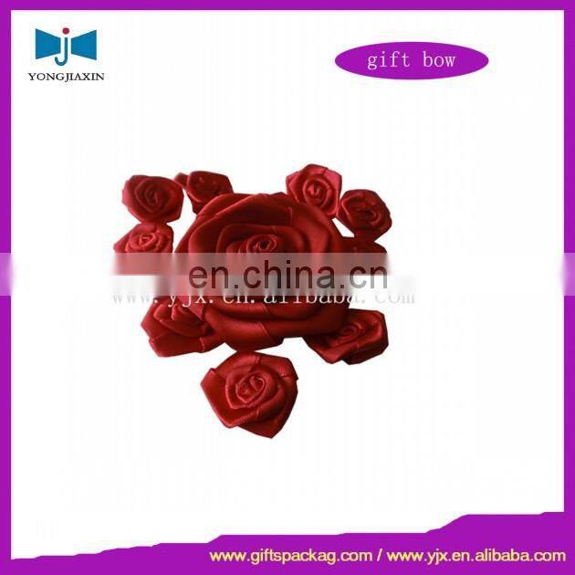 Hot sale satin ribbon handmade flowers