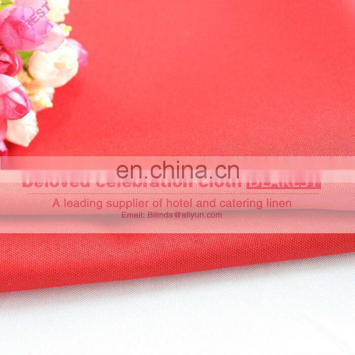 Wholesale round plain polyester wedding table cloth