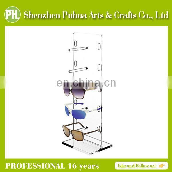 Acrylic Wall Mount Poster Holder, Eyeglasses Storage Jewelry Box, Display Showcase For Eye Glasses Shop