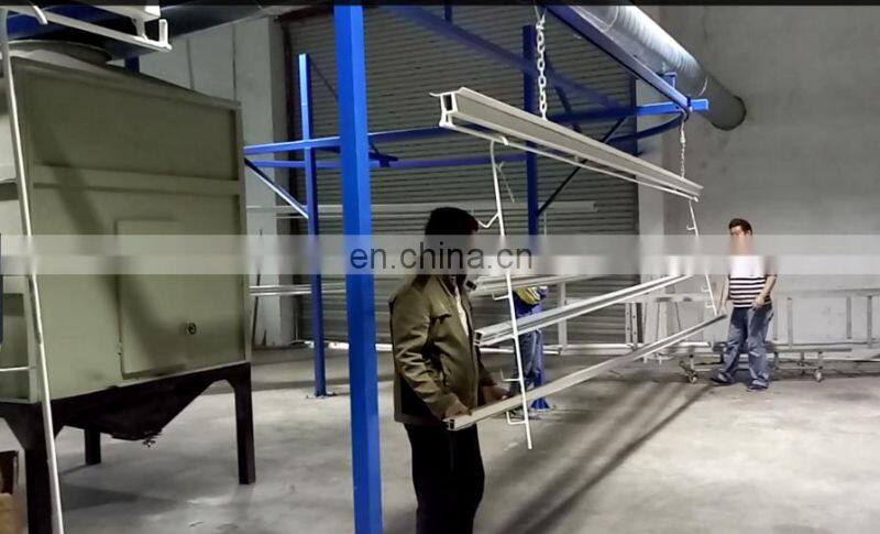 powder coating machine for wood grain aluminum profile