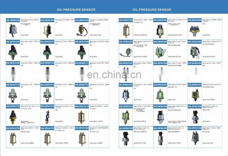 Oil Pressure Sensor for VOLVO D12 D13 OEM 20898038 21302639 20634024 21634021 21302639 20898038 21540602 20796744 20634019