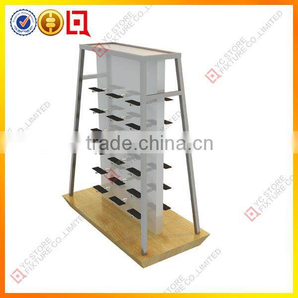 Double side shoe rack display