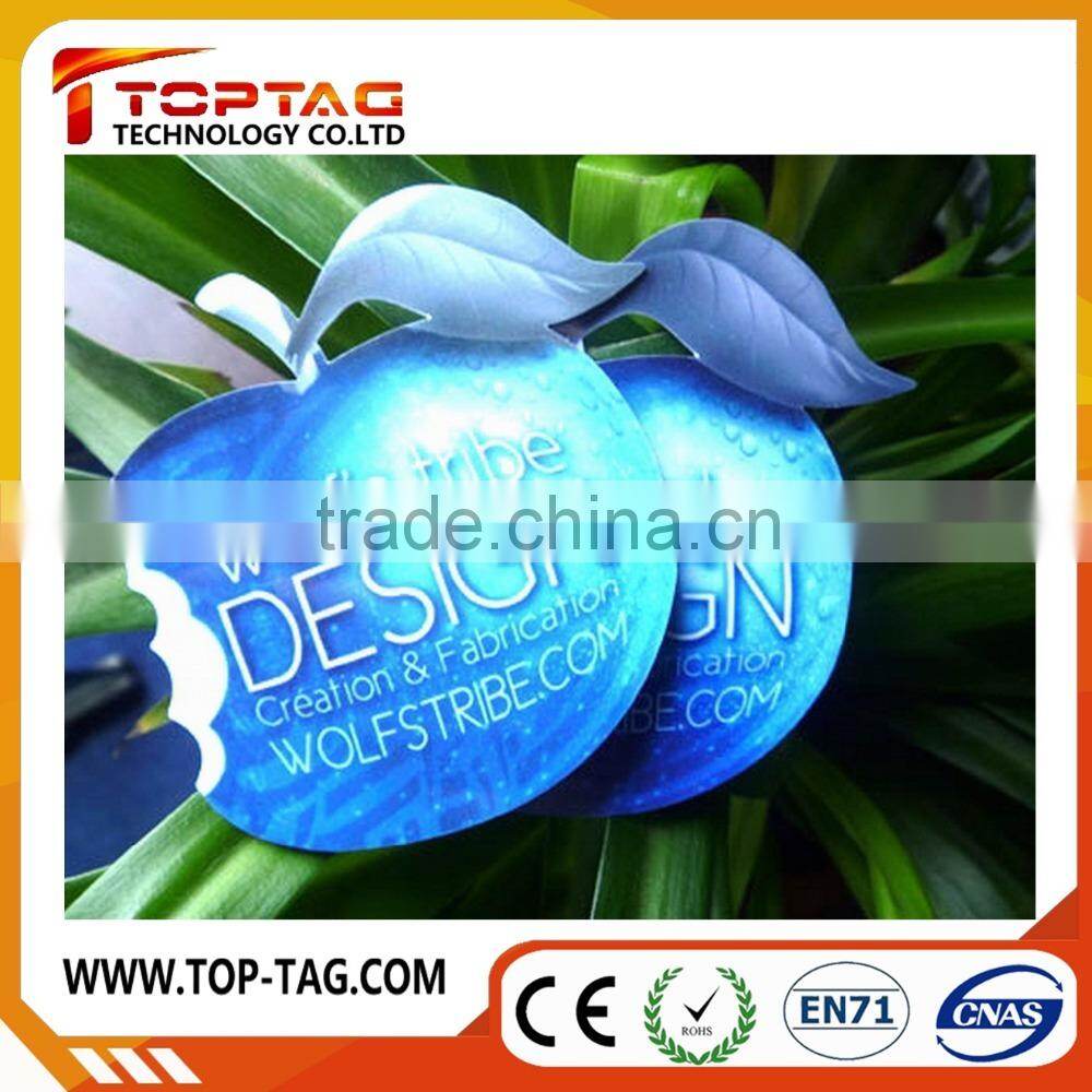 Iregular model stock plastic / paper printing card