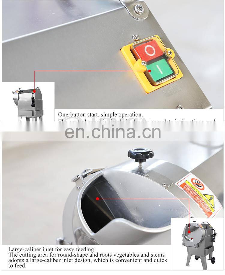 Industrial salad fruit vegetable cutting potato onion dicing machine