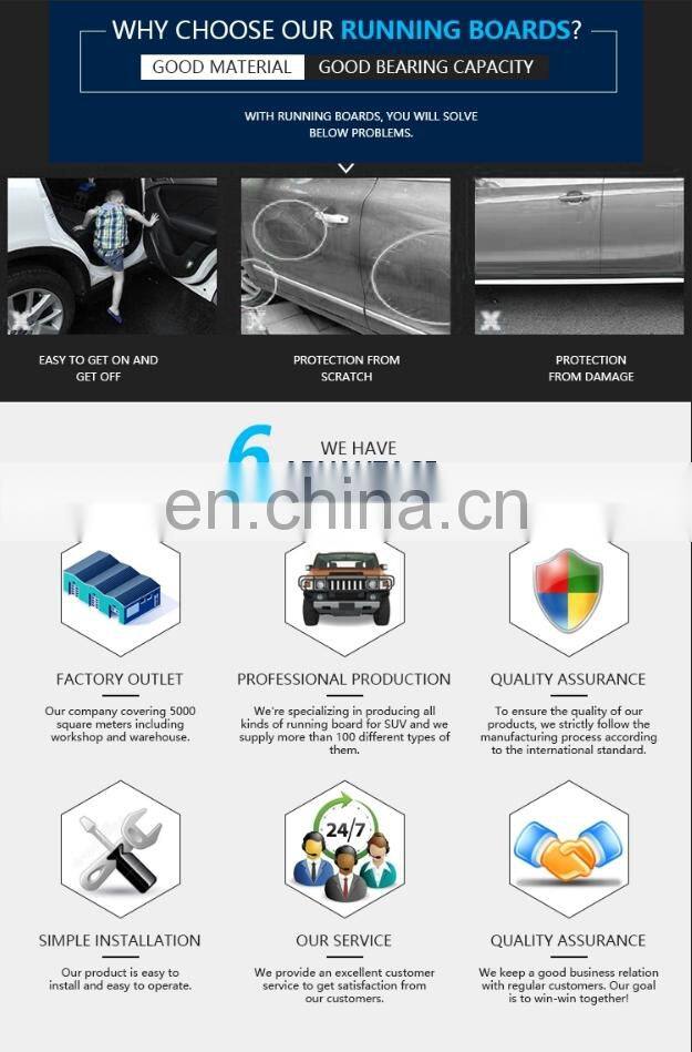 Honghang Factory Manufacture ABS Rear Wings, High Quality Gloss Black Rear Roof Spoilers For Ford Everest 2014 2015 2016 2017
