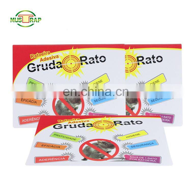 Mustrap YIWU INDIAN hot selling household control strong power fly and mouse killer glue paperequipment