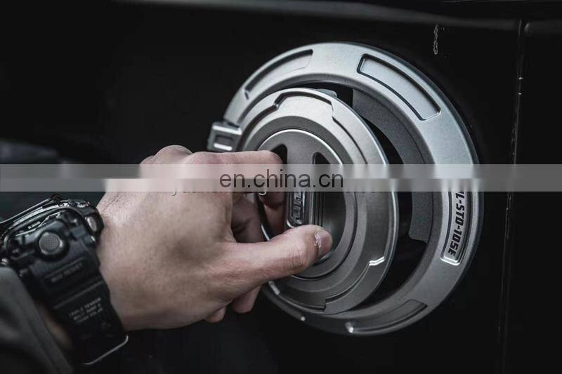 Furyengraver Aluminum Fuel Tank Gas Cover for Jeep Wrangler JK 2007+tank cover 4x4 accessories