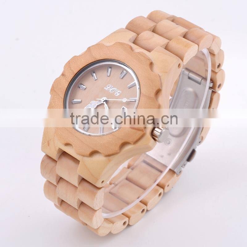 popular cheap hot sale unisex sandral digital wrist watch wood