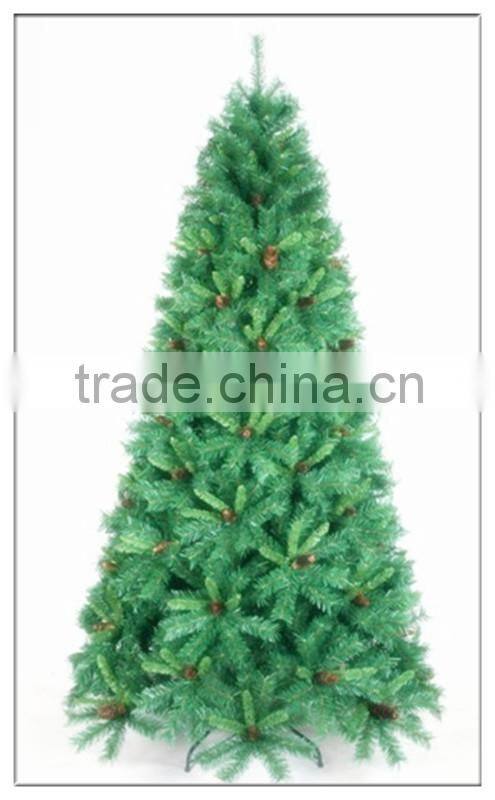 Hot Sale !Red Berries Decoratived PVC Mixed PE TREE For USA Holiday/Christmas decoration