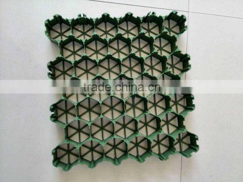 grass grid/professional plastic parking grass grid suppier/plastic drainage and green grass grid sheet mould