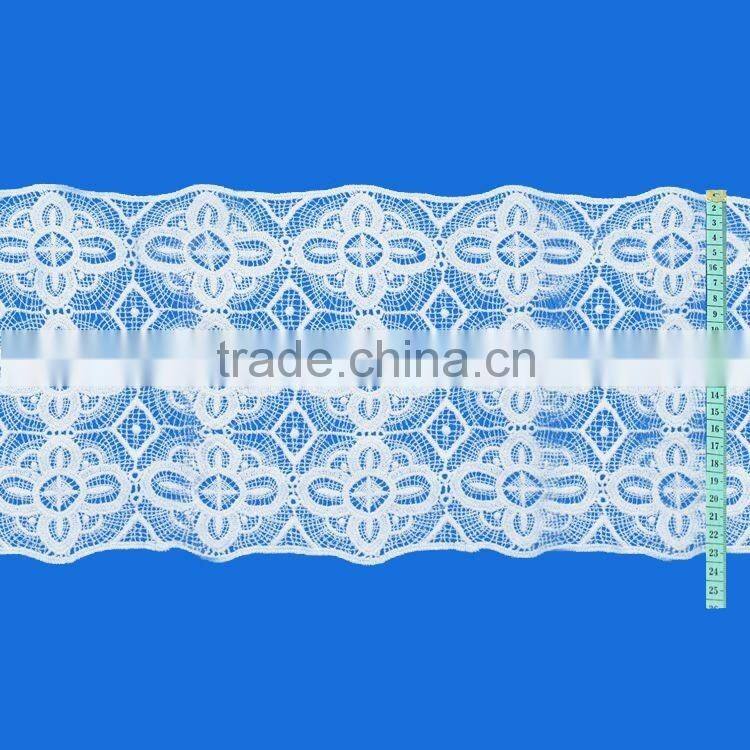 Economical custom design affordable white crochet floral lace collars neck trimming in white color