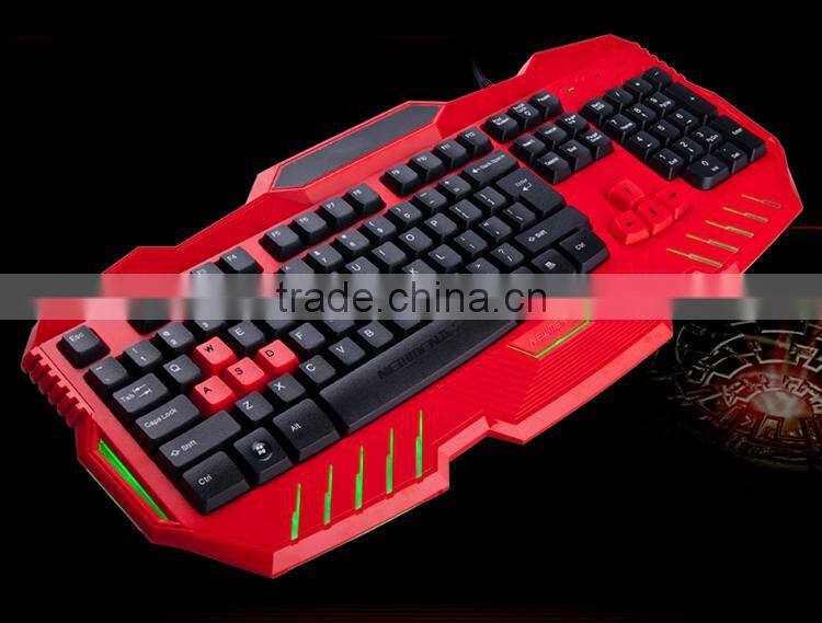 Factory Professional Wired RGB Colrful Backlit Gaming Keyboard