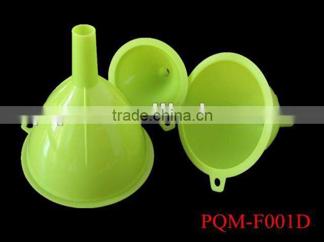 3 pieces lime oil kitchen funnel set made of plastic 001D
