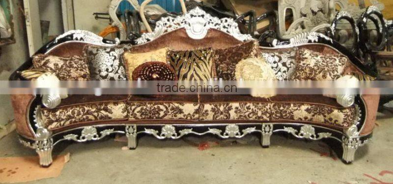 classical french antique sofa chenille yarn fabric