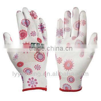 13 gauge pu coated hand gloves