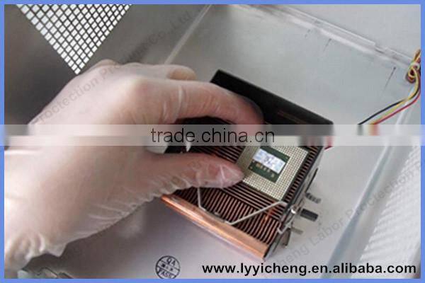 Hairdressing and making up disposable PVC gloves