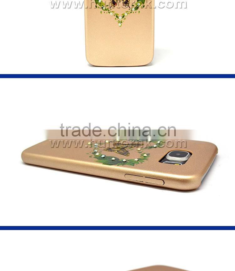 Butterful Heart-Shaped Diamond Case For Samsung S6