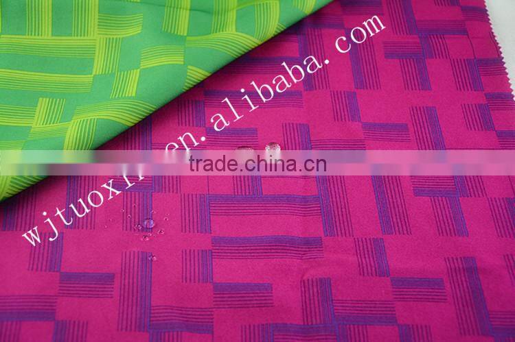 fashion waterproof polyester printed fabric for uniform suit sportwear