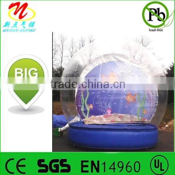 Winter wonderland themed events/attractions, giant inflatable Xmas snow globes