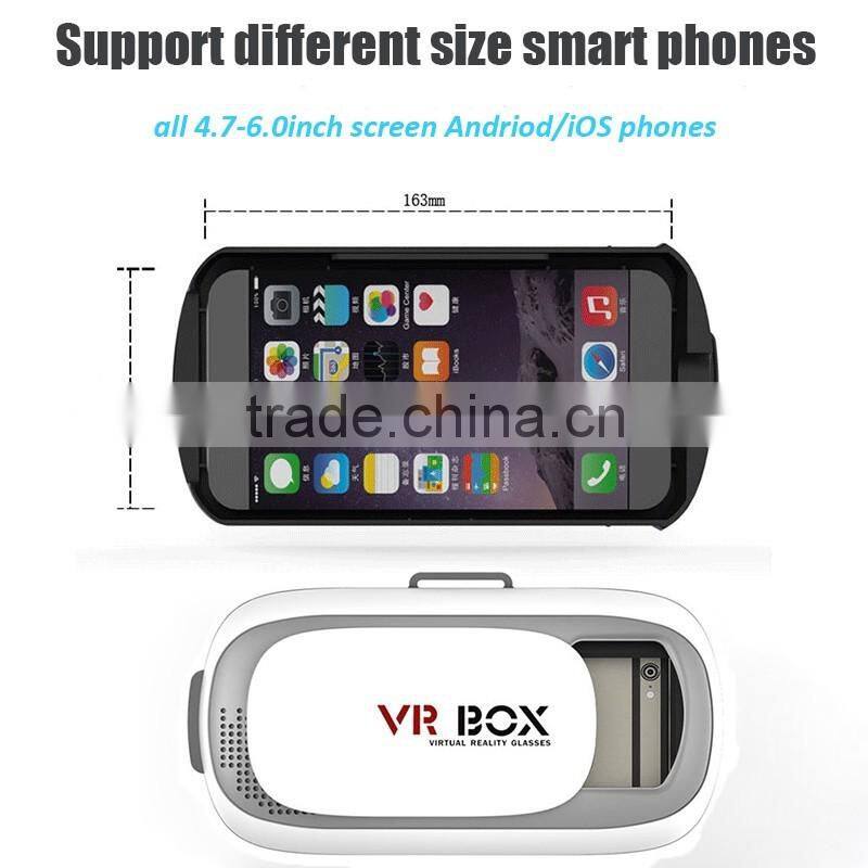 new vr box 2.0 virtual reality 3d with cheap price