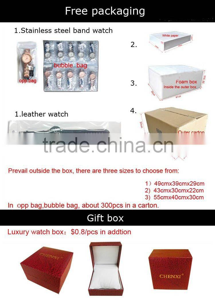 2016 China Manufacturer for Unisex Leather strap quartz watch