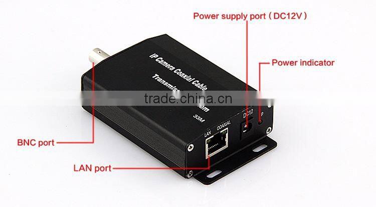1port rj45 +1 bnc ip over coax converter eoc extender rj45 ethernet extender
