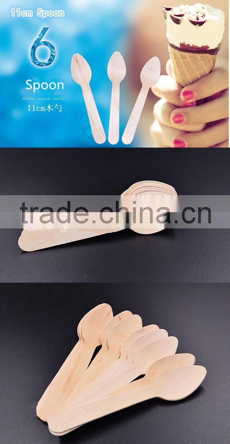 Factory of Disposable Environmental Birch Wood Spoon