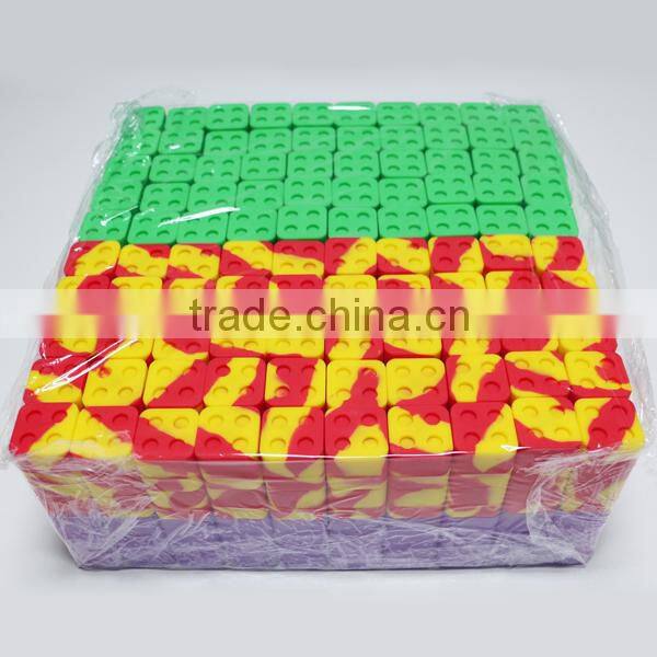 Non-stick custom silicone bho container lego slick butane hash silicone container silicone wax jar 9ml
