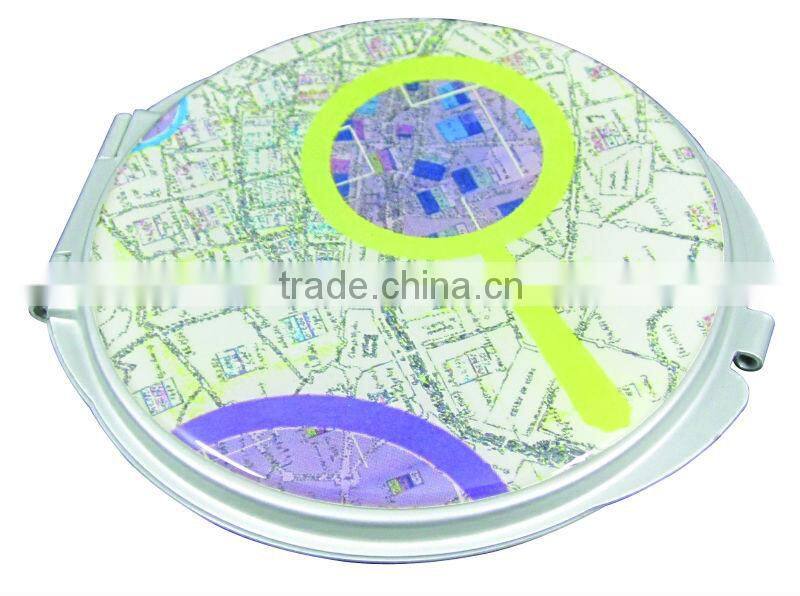 Fashion new style cosmetic mirror,compact make-up mirror,portable cosmetic mirror