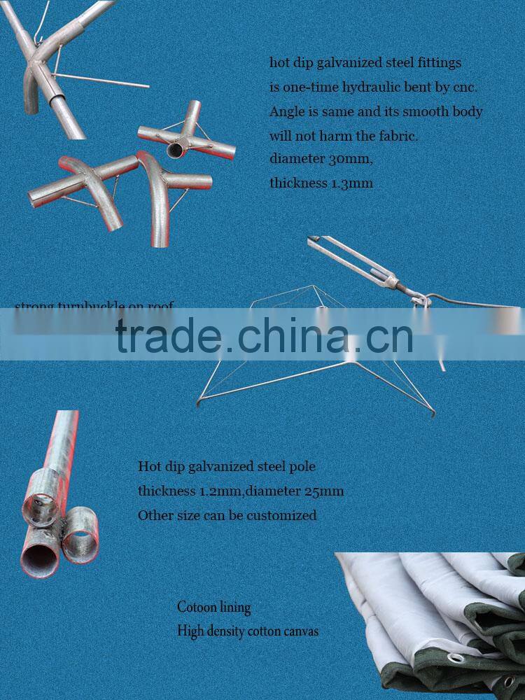 OEM factory hexagonal pavilion tent for foreign trade