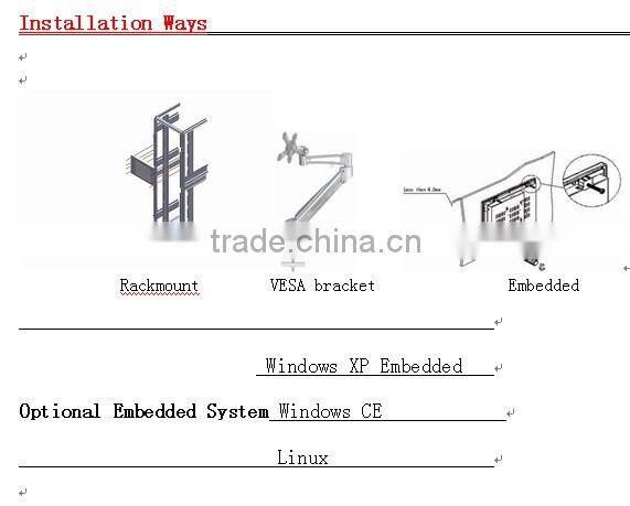 8 inch computer wholesale industrial pc with PDIF slot