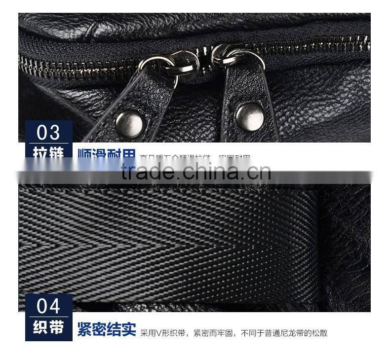 2015 hot sale outdoor fashion leather backpack bag custom laptop backpack