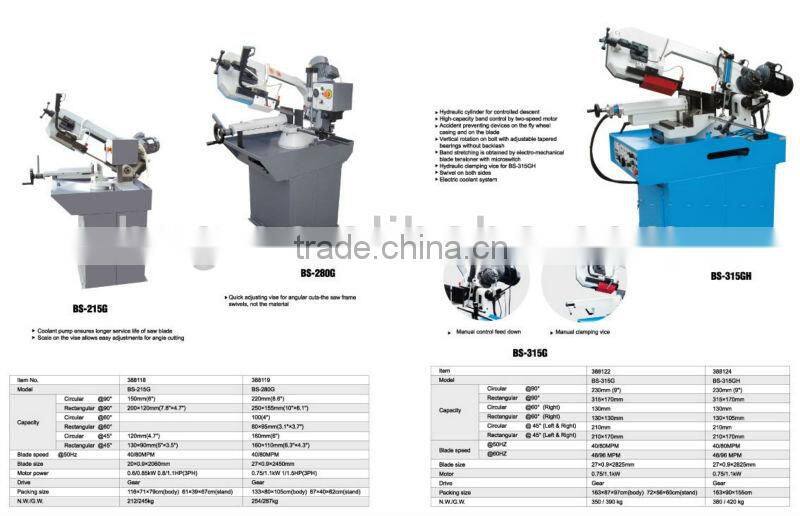 High quality, low price of the metal band sawing machine