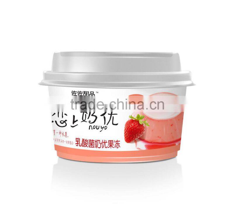 160g strawberry mango flavor lactobacillus Nouyo fruit cup jelly