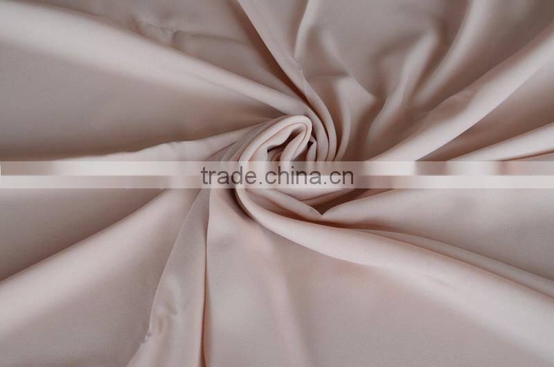 100 polyester thick moss crepe fabric for lady wear